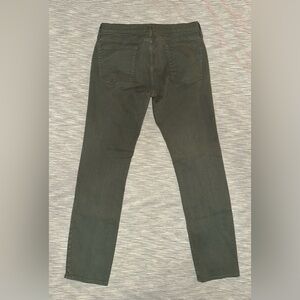 J. CREW Men's Dark Green Slim Jeans
